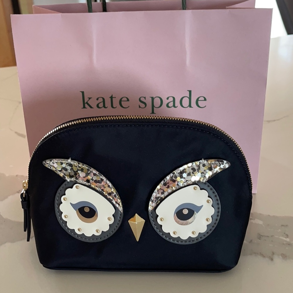🔆BRAND NEW🔆Kate Spade Owl Cosmetic Pouch